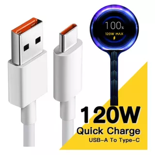 Cable Tipo C Original Xiaomi 6a Carga Rapida Hyper Charge 120w - Mi Turbo Charge 67w/55w/50w/40w - Turbo Charge 33w/30w/22.5w Para Xiaomi / Redmi / Poco / Black Shark / Mi Pad - 1 Metro