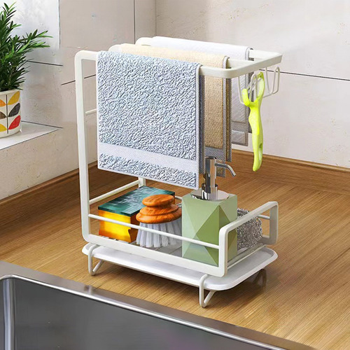 El Estante De Almacenamiento De Cocina B Puede Ser Un Paño D
