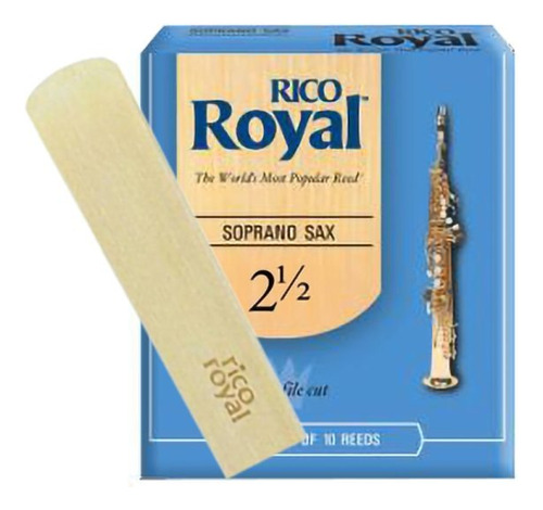 Unidad Caña Saxofón Soprano #2,5 Rico Royal Americana 