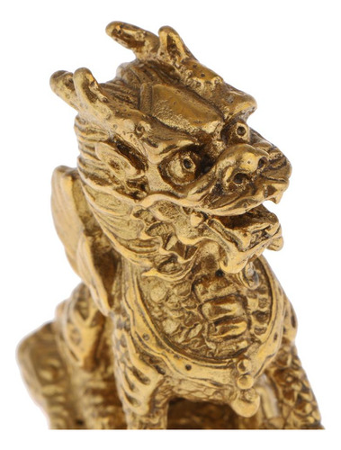Estatua Animal De Cobre Amarillo China De Fengshui De La De