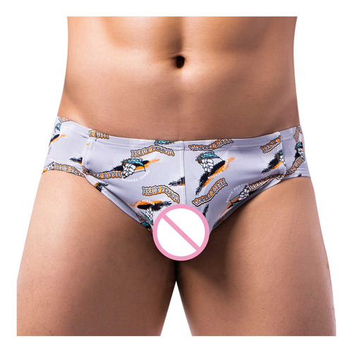 Bragas Transpirables De Cintura Baja Con Estampado Casual De