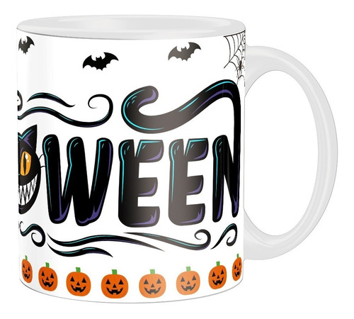 Caneca Personalizada Halloween 03 - 325 Ml - Dia Das Bruxas