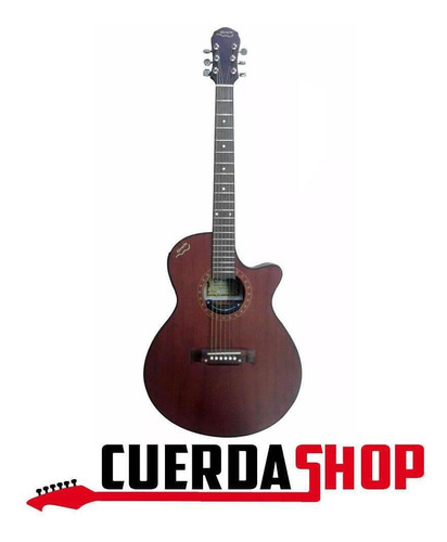 Imagen 1 de 5 de Guitarra Electroacústica Gracia 340 Eq Y Afinador