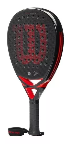 Buen sentimiento noche Matón Raqueta de pádel Wilson Bela Elite 2020 - 2021 color negro/rojo