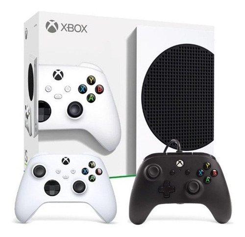 Imagem 1 de 6 de Xbox Series S 1 Controle S/ Fio + 1 Controle C/ Fio Preto