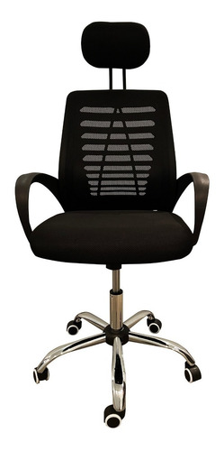 Imagen 5 de 8 de Silla Escritorio 091a Negra Unicas + Grandes + Reforz 150k