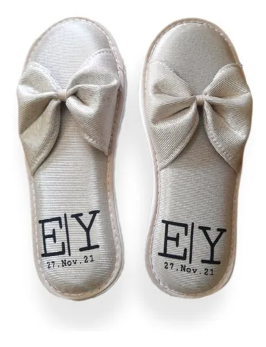 Pantuflas Boda MercadoLibre