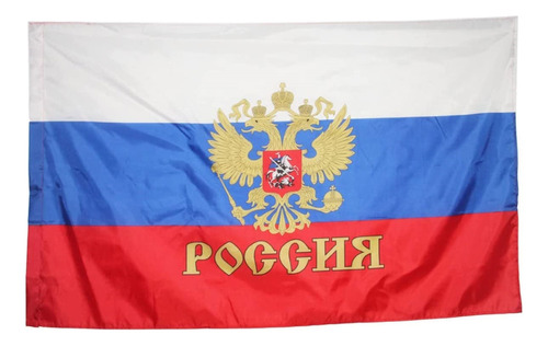 Bandera De Poliéster Con Bandera Nacional De Rusia De 90 X 1