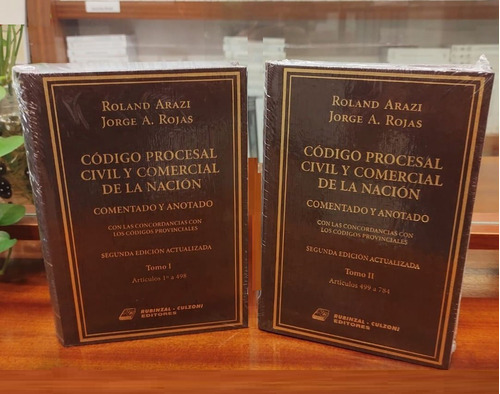 Código Procesal Civil Y Comercial Nación - Comentado - RUSTICA, De Arazi/rojas. Editorial Rubinzal, Español, 2022