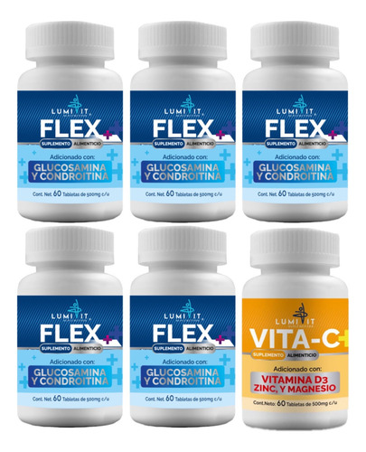 Lumivit Flex 5 Pzs + Vita-c De Sabor Sin Sabor