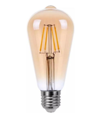 Pack X10 Ampolletas Filamento Led Edison 4w Retro Vintage