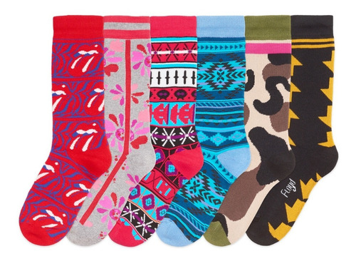 Imagen 2 de 5 de Pack X 6 Pares Medias Termicas De Mujer Floyd Art Mj-12