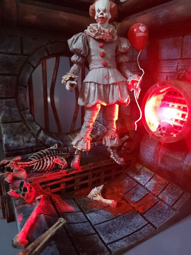 Maqueta It Pennywise Escala Neca Alcantarillado