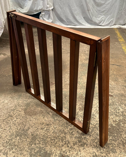Puerta De Protección Para Escalera Roble Oscuro (Usado)