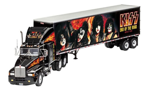 Revell 07644 Kiss Tour Truck -end Of The Road 1/32 Kit Para