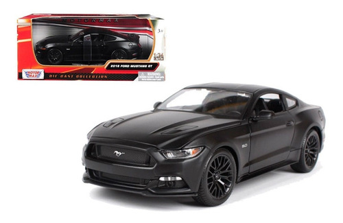 2018 Ford Mustang Gt Negro 1:24 Modelo By Motor Max