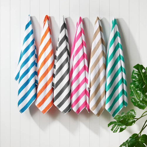 . Arkwright Toalla De Playa Cali Cabana Stripe - Pack De
