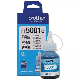 Tinta Brother Cyan Bt5001c Dcp-t300-t500w-t700w-mfc-t800w