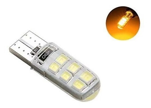 Cocuyo Bombillo Luz Led T10 Moto/carro Bayoneta Colores Fijo