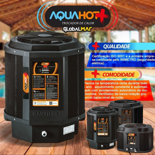 Trocador De Calor De Piscina Aquecedor Aa15 220v Nautilus