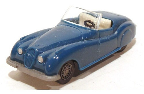 Jaguar Xk120 Azul 1/87 Wiking