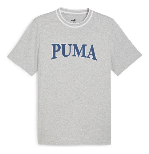 Polera Puma Puma Squad Big Graphic Tee Gris Hombre