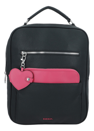 Mochila Notebook Secret Love Fw24 Negro 14 