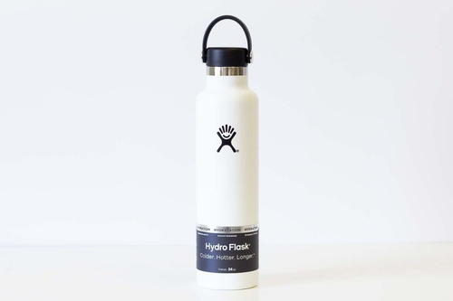 Hydro Flask Standard Mouth 709 Ml Bebidas Hot Cold Blanco