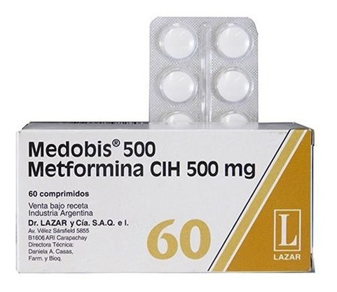 Medobis® 500mg X 60 Comp. (metformina) | Normoglucemiante