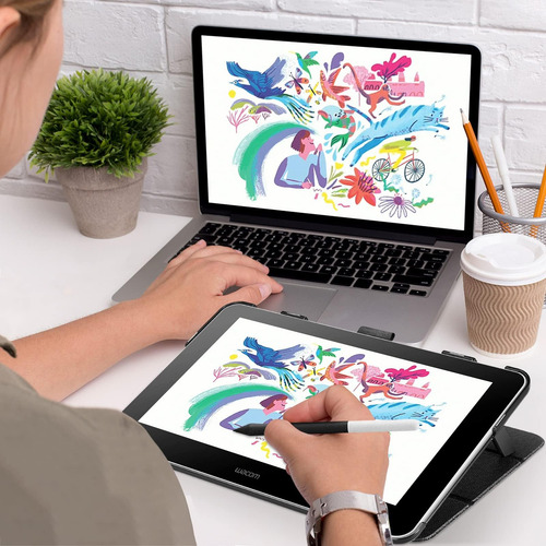 Case Fintie Para Wacom One Drawing Tableta 13.3, Stand Trifo