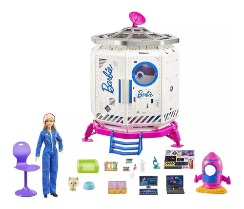 Muñeca Barbie Juego Nave Espacial Discovery