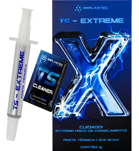 Pasta Termica Implastec Ts Extreme 1g 15,9 W/m.k Patsext1pc