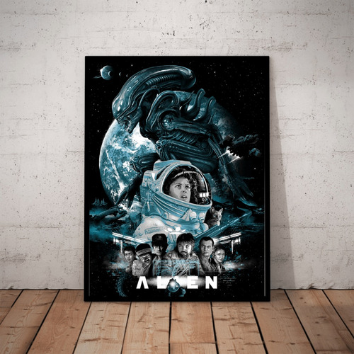 Quadro Decorativo Filme Alien - O 8 Passageiro Arte