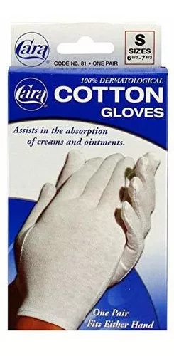  2 pares de guantes dermatológicos 100% algodón cremas  hidratantes eccema : Belleza y Cuidado Personal