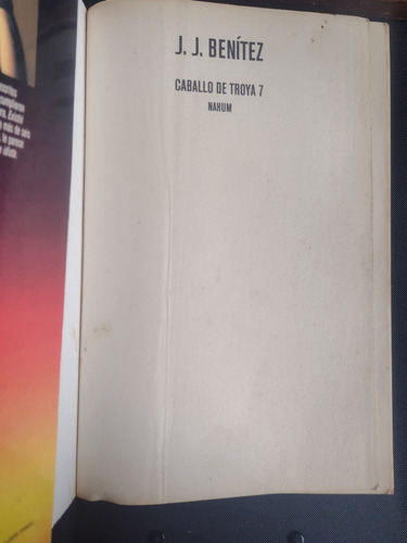 Libro J. J. Benítez Caballo De Troya 7 Nahum (Usado)