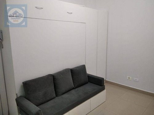 Imagem 10 de 22 de Kitnet Com 1 Dormitório À Venda, 26 M² Por R$ 202.000,00 - José Menino - Santos/sp - Kn0745