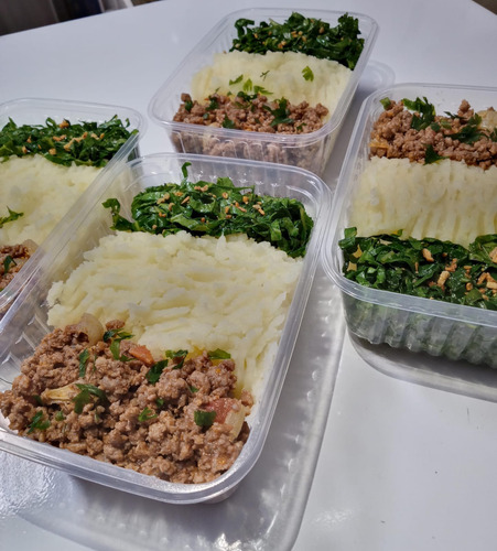 Kit Com 10 Marmitas Fit Congeladas 400grs
