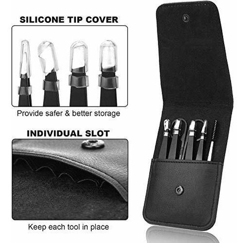 Set De Pinzas Para Cejas 6 Piezas, Kit Profesional De Pinzas