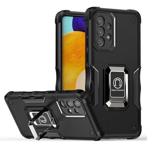 Funda Armor Para Samsung Galaxy A73 A53 A33 A23 A13 A04s 4g 5g Coque Ring Stand, A Prueba De Golpes, Soporte Magnético, Protección Trasera