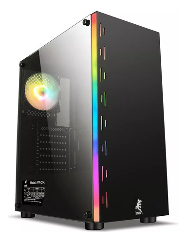 Case Gamer Strig Gila Atx 1 Fan Argb + Controlador