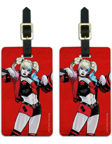 Harley Quinn Character Equipaje Etiquetas De Identificación 