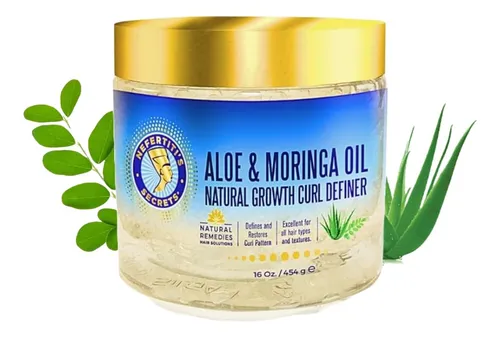 Aceite De Aloe Vera Y Moringa Curl Definer Nefertiti's Secre