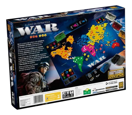 Jogo De Tabuleiro War Grow