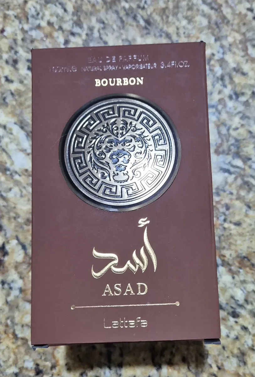 Perfume Lattafa Asad Bourbon Original Edp Masculino