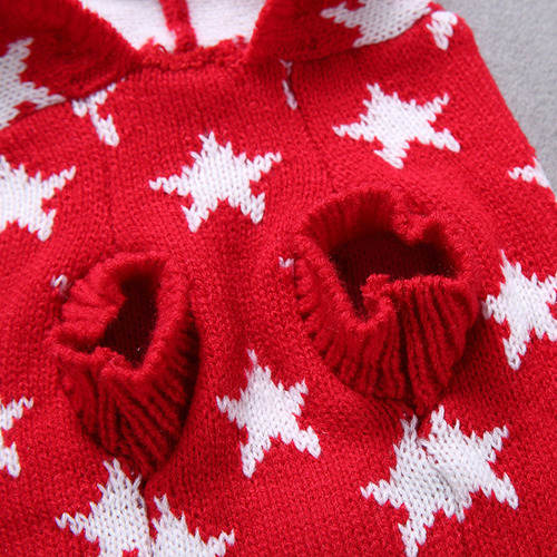Sudadera De Invierno Tejida Con Capucha Para Gatos Y Perros,