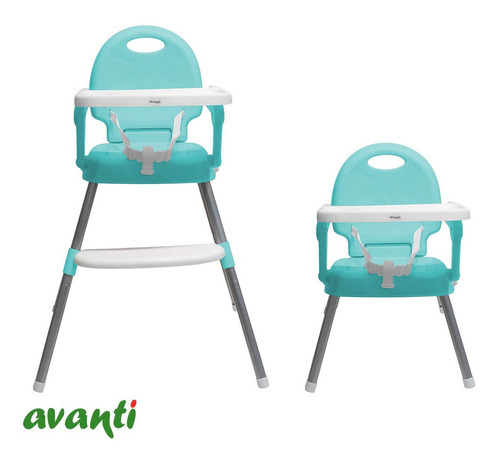 Silla De Comer Bebe Avanti 3 En 1 Convertible En Booster Nombre Del Diseño América Color Verde