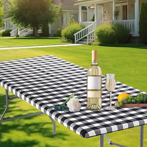 Para Práctico Mantel De Pvc En T Para Patio Exterior, Mesa