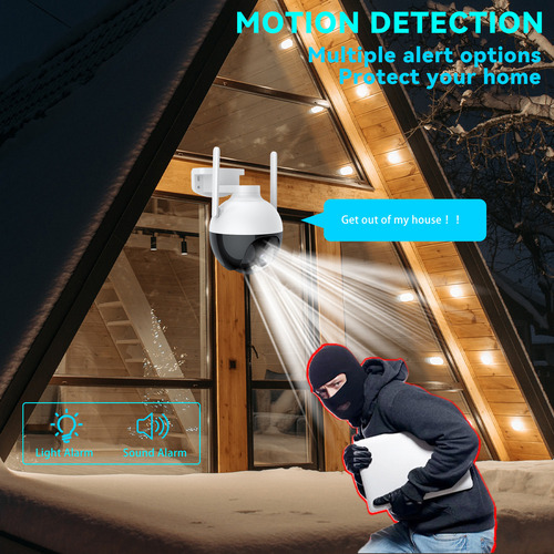 A Cámara Web Wifi Motion Wifi Wifi Exterior Noche 4mp Vision