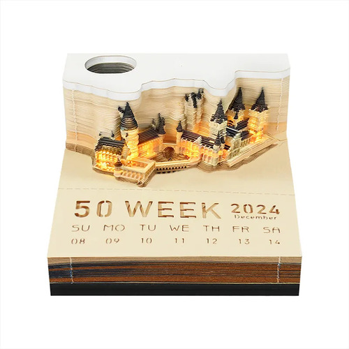 Bloc De Notas 3d Treehouse Calendar Castle