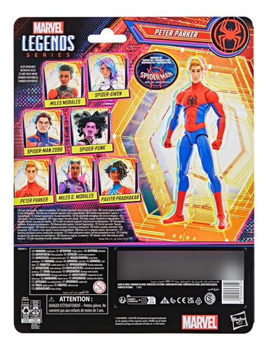 Marvel Legends Series Figura De Acción De Peter Parker